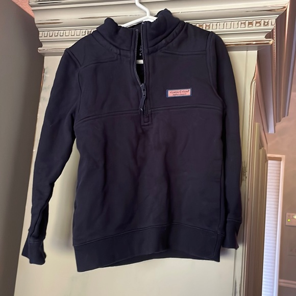 Vineyard Vines Other - Boys Size 6 Vineyard Vines Navy 3/4 Zip Sweatshirt